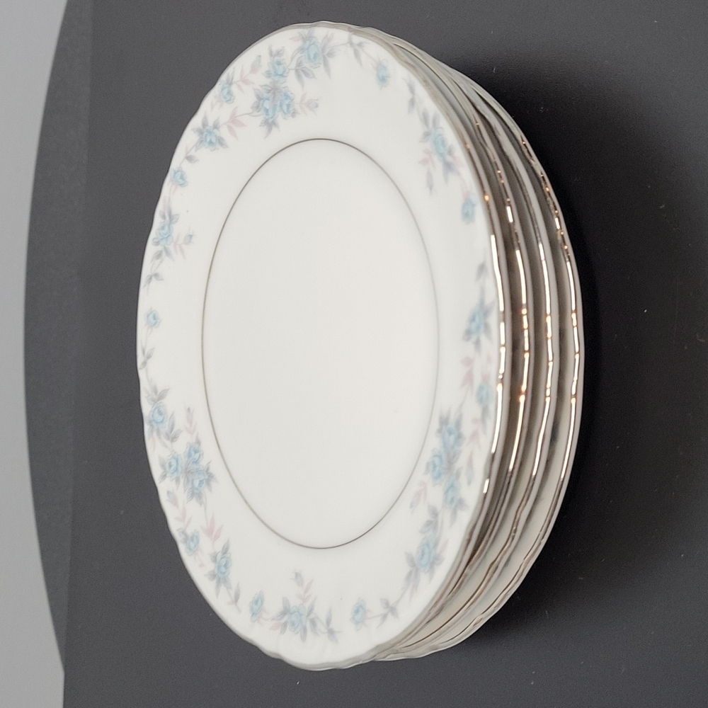 Norleans China Japan. First Love Set of 4 Bread & Butter Plates 6" Vintage